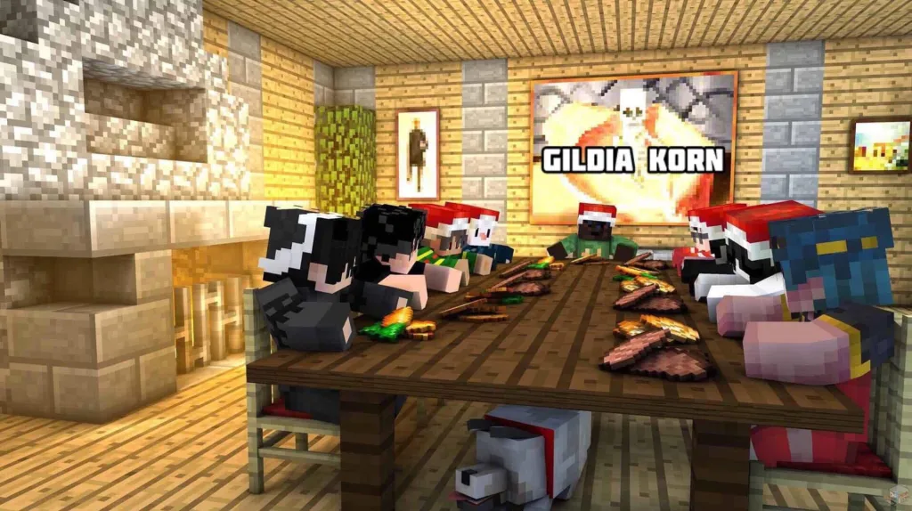 Tło GILDIA KORN | MINECRAFT