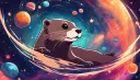 Otter space splash