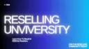 Reselling University splash