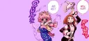My pink heros (≧∇≦)/ splash