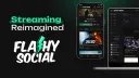 Flashy Social Banner