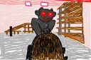 Horror Baboon splash