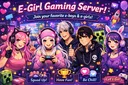 E-girls Take Over 18+ Discord server banner