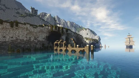 Minecraft Frontiers Official splash
