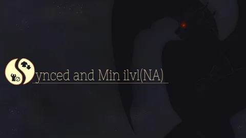 Synced and Min ilvl (NA) splash