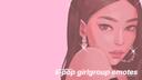 k-pop girl group emotes Banner