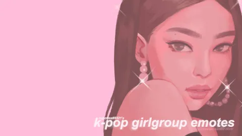 k-pop girl group emotes splash