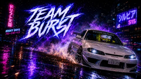 Team Burst splash