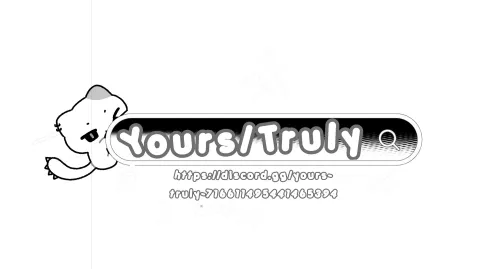 yours /truly splash