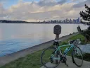 Seattle Cyclist splash