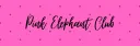 Stand Atlantic's Pink Elephant Club splash