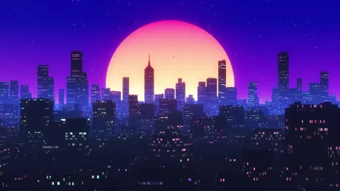 The City of Sunset splash