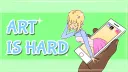 Art is hard Discord server banner