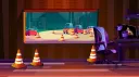 The Traffic cones splash