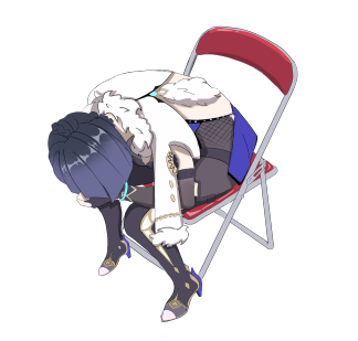 Yelan Chair Discord sticker