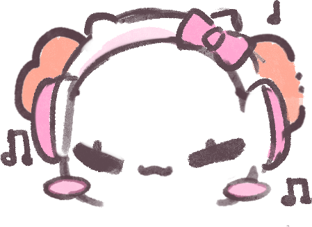 panda devi / jamming / music Discord sticker