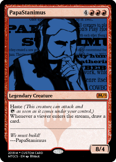PapaStanimus MTG Discord sticker