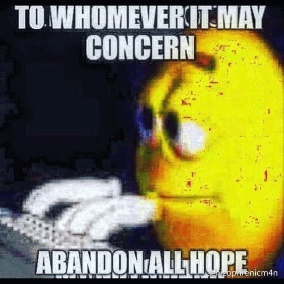 abandon all Discord sticker