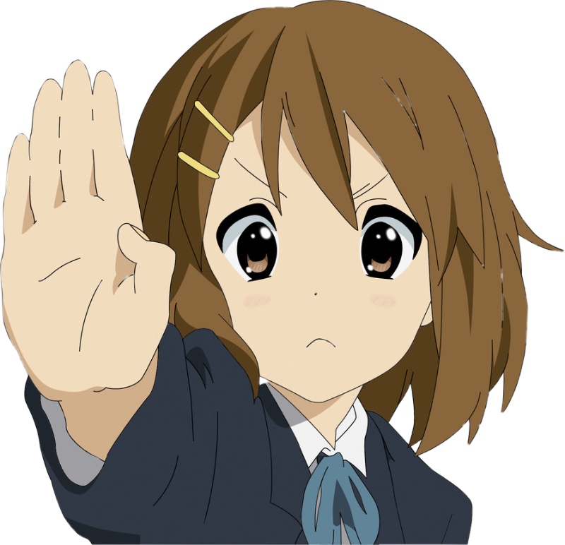 Yui Stop Discord sticker