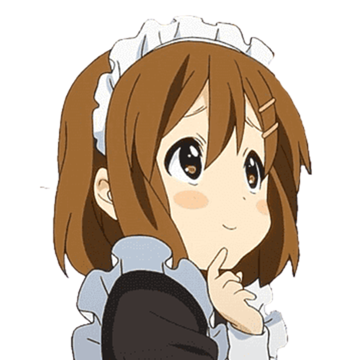 Yui Maid Think Discord sticker