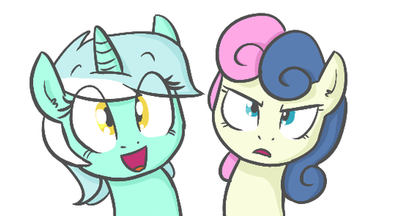 Lyra and Bon Bon 