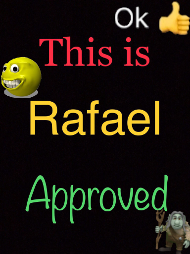 Rafael Approved Discord sticker