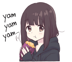 menhera nom2 Discord sticker