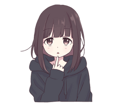menhera think Discord sticker