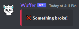 Something Broke Discord sticker