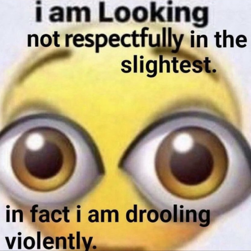 drooling Discord sticker