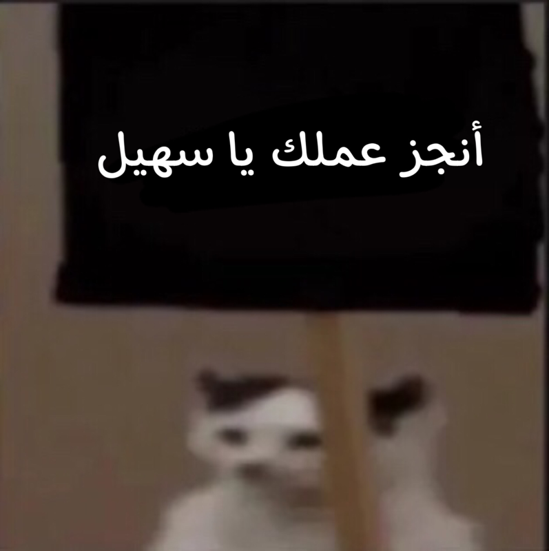 أنجز عملك يا سهيل Discord sticker