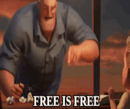 Free is Free Discord sticker