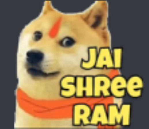 Jai Shree Ram Discord sticker