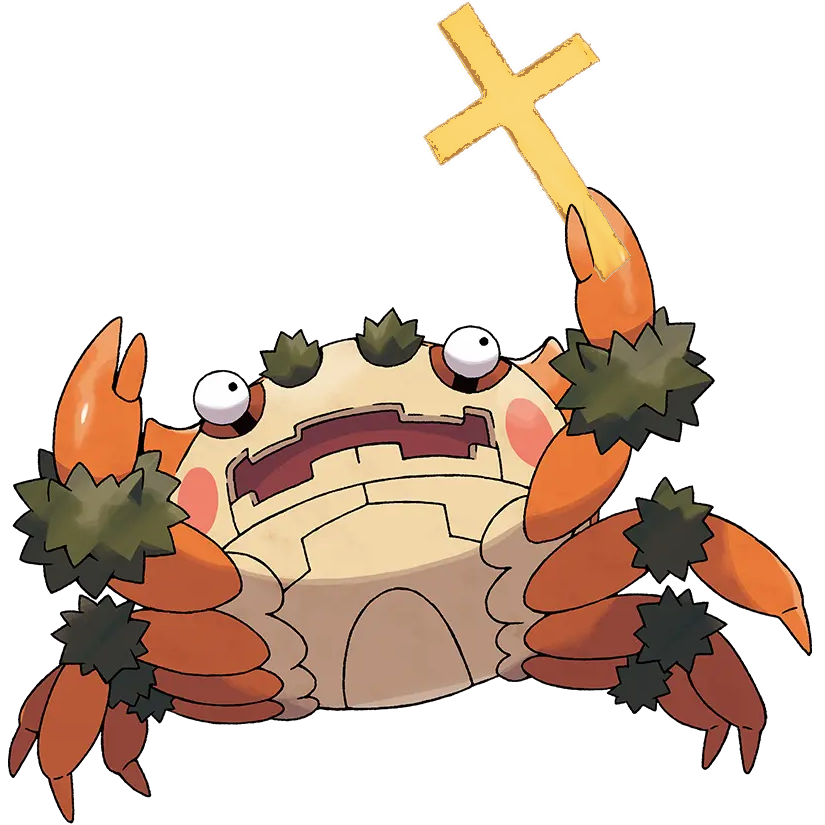Scared Klawf with Cross Discord sticker