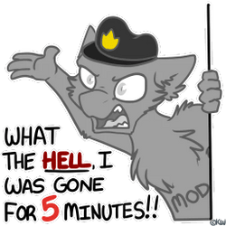mad mod Discord sticker