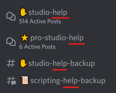 Help Channels Discord sticker