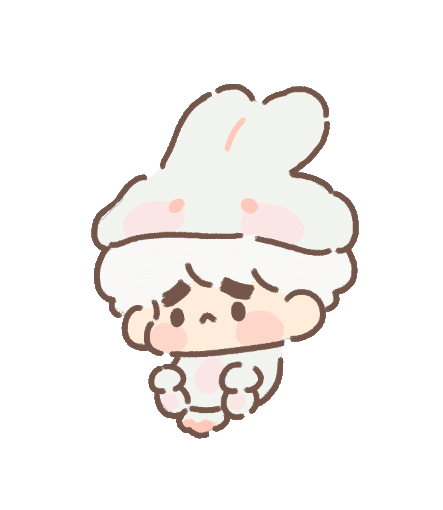 grumpy bunny suit Discord sticker