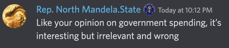 You're Irrevlevant + Wrong Discord sticker