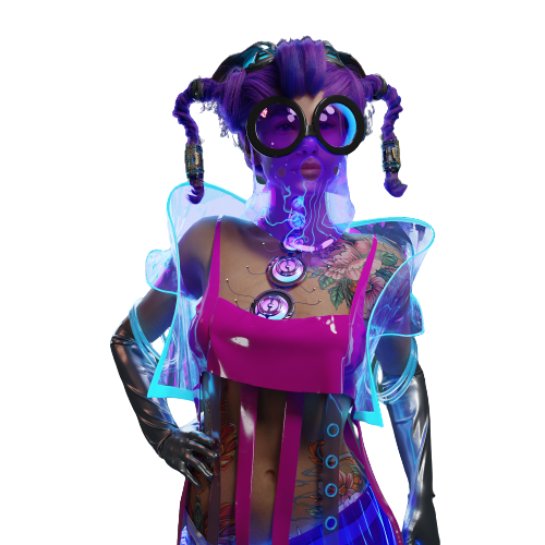 ELITE NFT: Female Eccentric Discord sticker