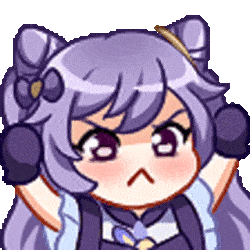 Keqing Angry Discord sticker