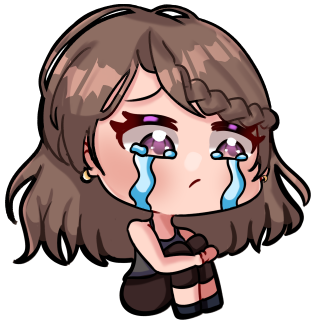 LillySad Discord sticker