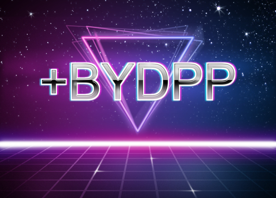 +BYDPP Retro Banner Discord sticker