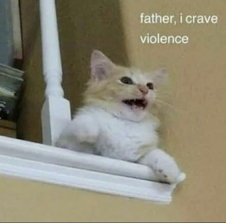 i crave violence Discord sticker