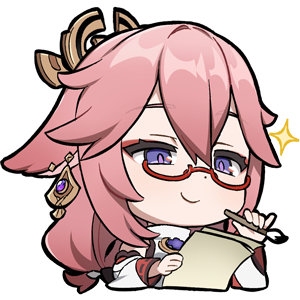 YaeGlasses Discord sticker