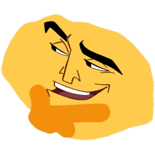 thonk Discord sticker