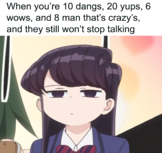 That's Crazy Komi Discord sticker