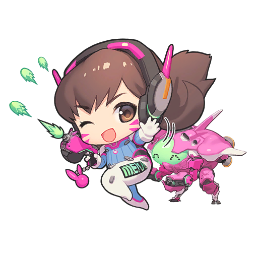 D.Va  Hello Discord sticker