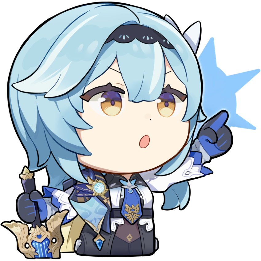 Eula Number 1 Discord sticker