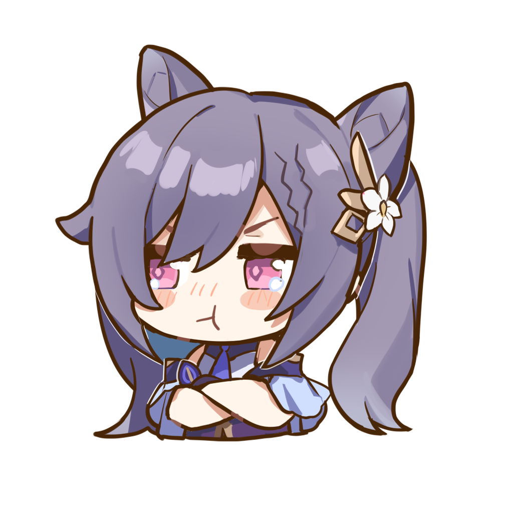 Keqing Baka Discord sticker