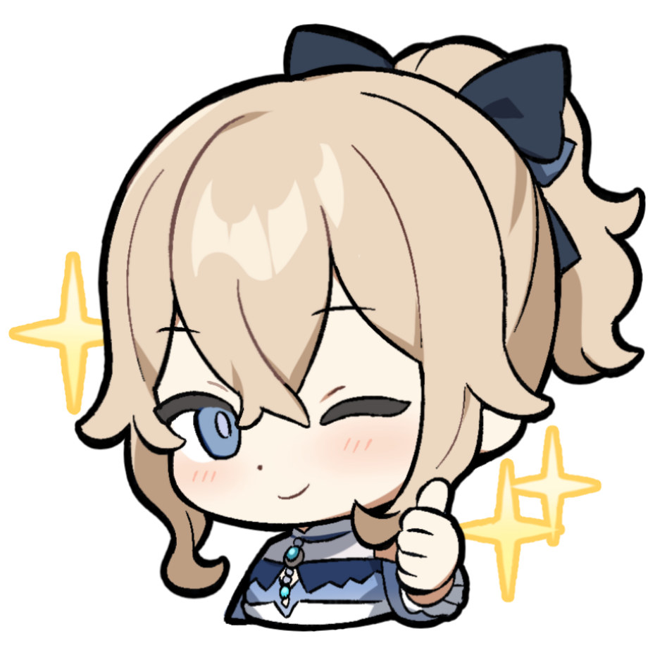 Jean Thumbs up Discord sticker